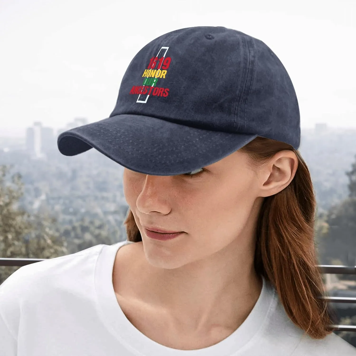 1619 Honor Our Ancestors Cap Garden hat Pigment Black Womens Sun hat Gifts for Grandpa Baseball Caps