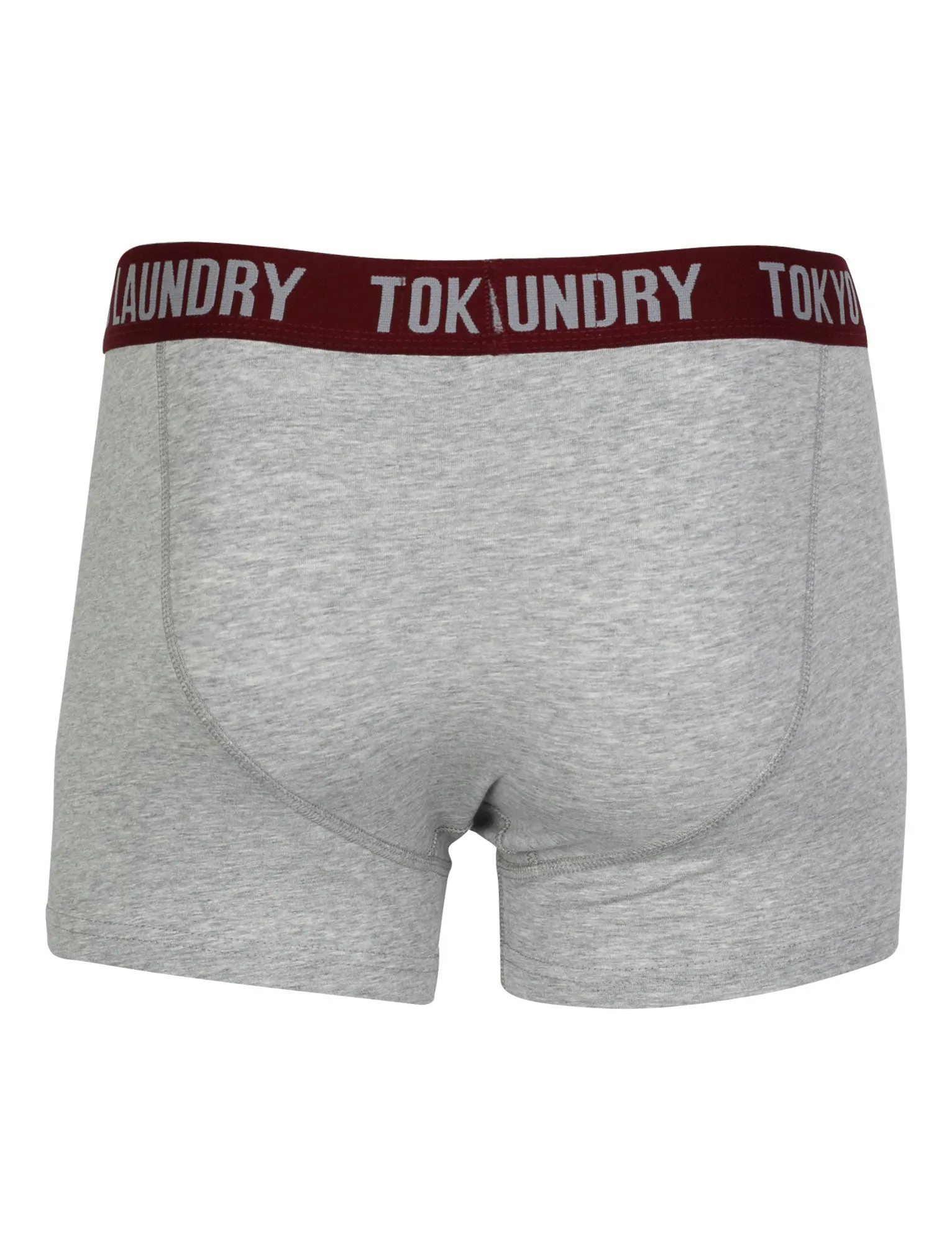 Adahy (2 Pack)  Boxer Shorts Set in Light Grey Marl / Eclipse Blue - Tokyo Laundry