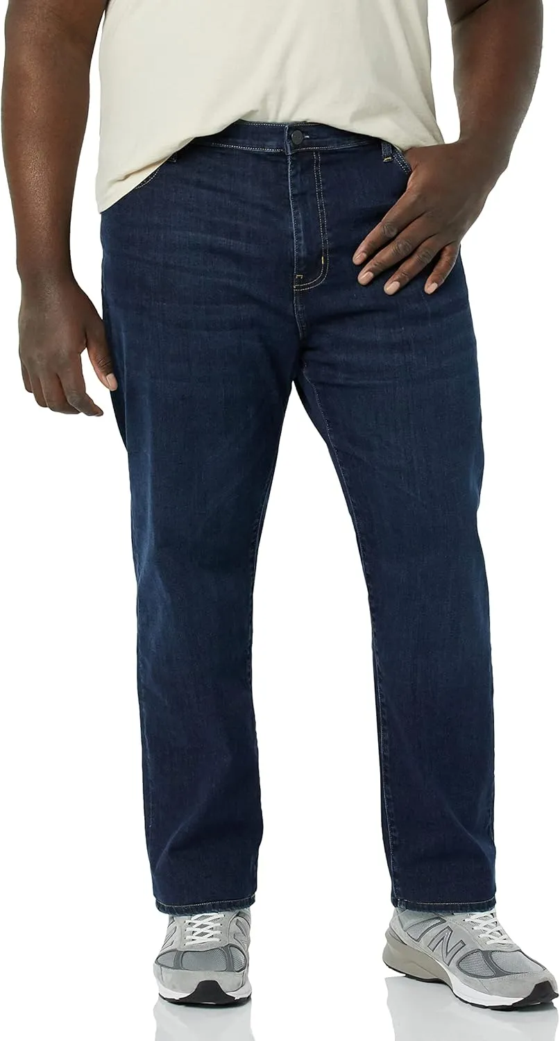 Amazon Essentials Men's Straight-Fit High Stretch Jean