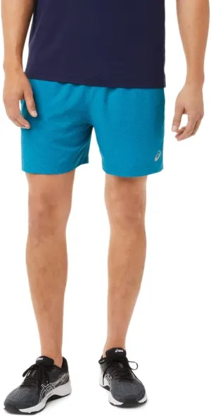 ASICS Men's 5In Speed Short Running Apparel, 2XL, Teal Blue Heather