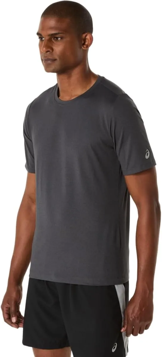 ASICS Men's Short Sleeve Heather TECH TOP Running Apparel