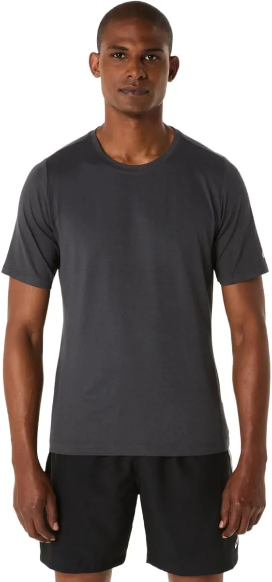 ASICS Men's Short Sleeve Heather TECH TOP Running Apparel