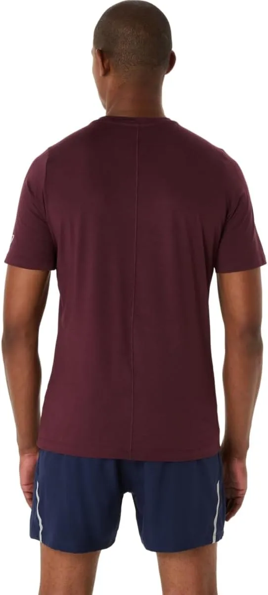 ASICS Men's Short Sleeve Heather TECH TOP Running Apparel