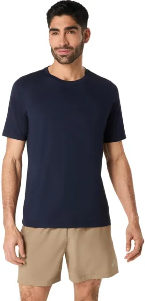 ASICS Men's Short Sleeve Heather TECH TOP Running Apparel