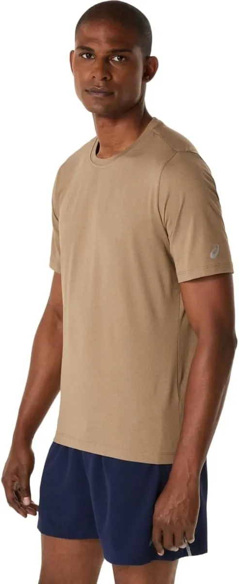 ASICS Men's Short Sleeve Heather TECH TOP Running Apparel