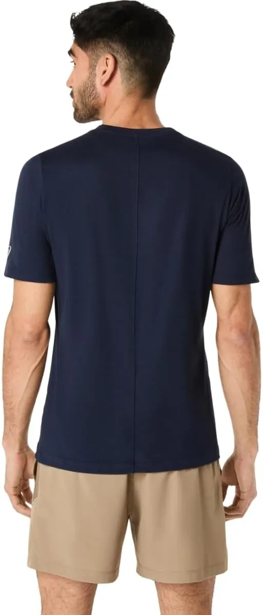 ASICS Men's Short Sleeve Heather TECH TOP Running Apparel