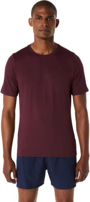 ASICS Men's Short Sleeve Heather TECH TOP Running Apparel
