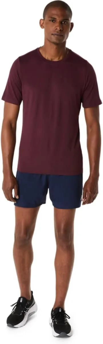 ASICS Men's Short Sleeve Heather TECH TOP Running Apparel