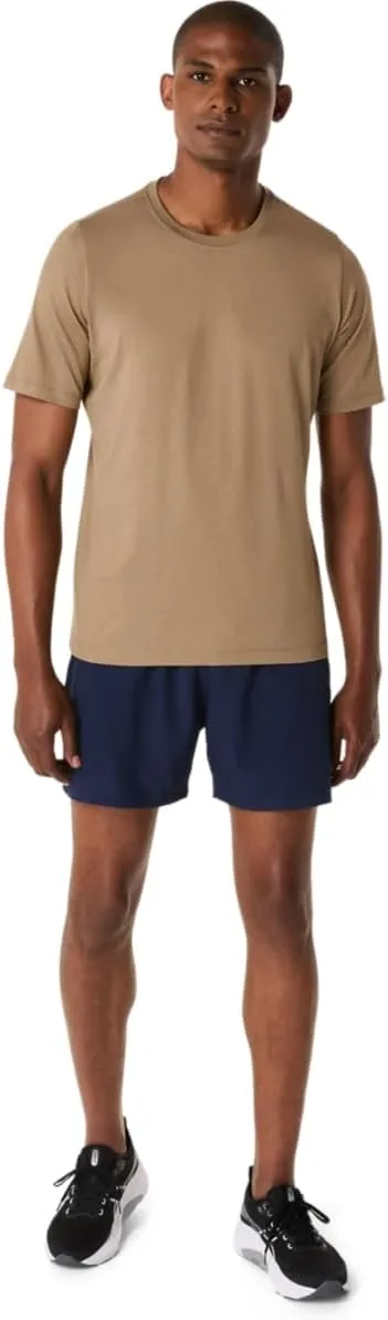 ASICS Men's Short Sleeve Heather TECH TOP Running Apparel