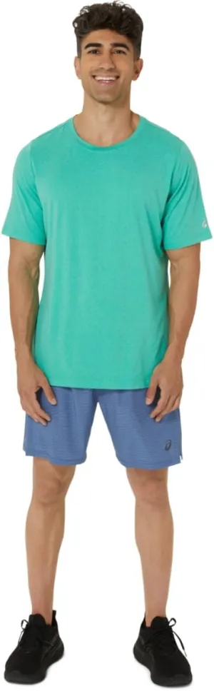 ASICS Men's Short Sleeve Heather TECH TOP Running Apparel