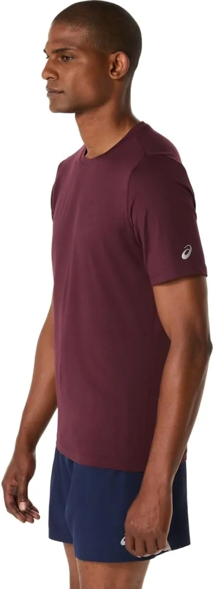ASICS Men's Short Sleeve Heather TECH TOP Running Apparel