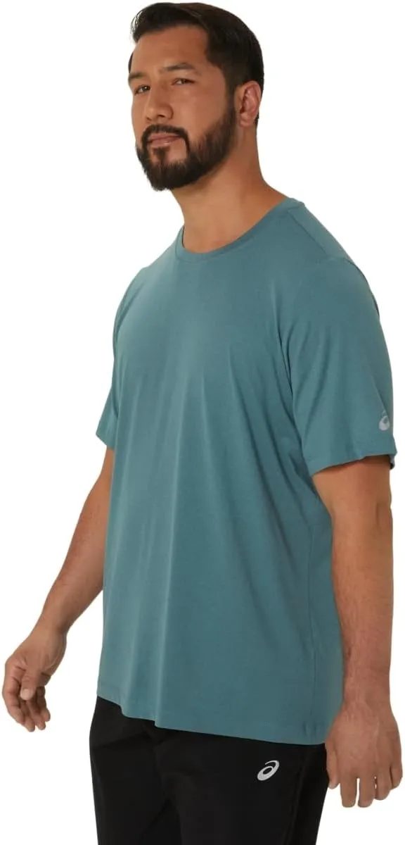 ASICS Men's Short Sleeve Heather TECH TOP Running Apparel