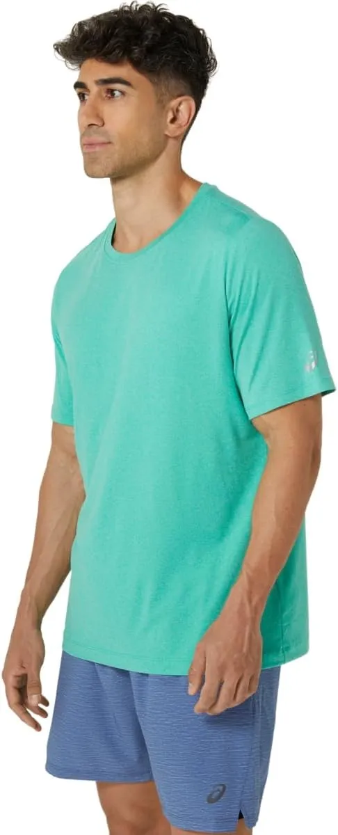 ASICS Men's Short Sleeve Heather TECH TOP Running Apparel