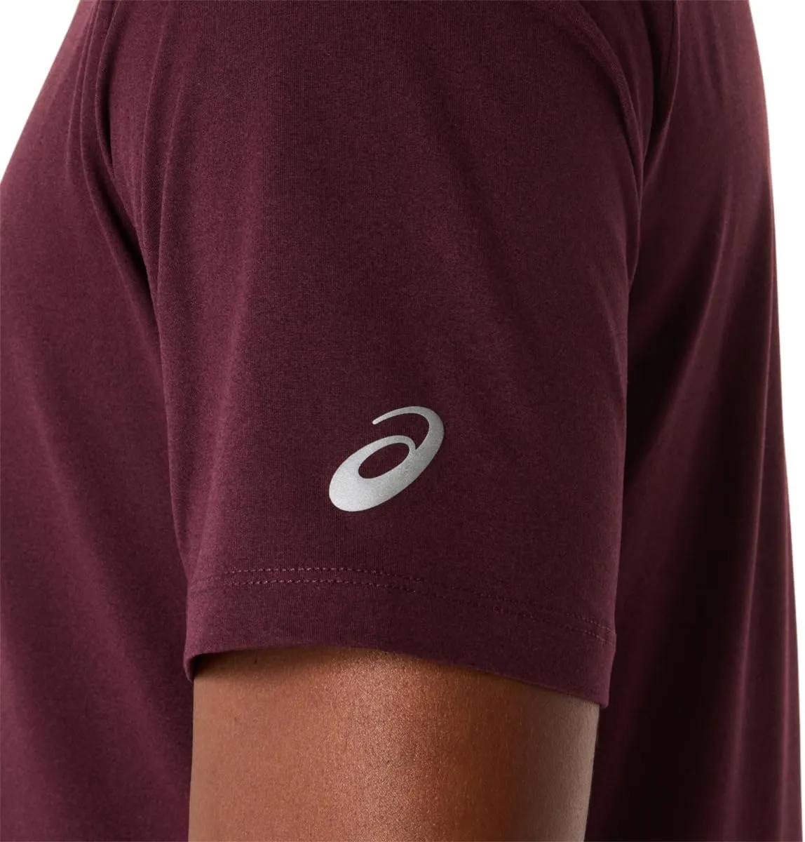 ASICS Men's Short Sleeve Heather TECH TOP Running Apparel