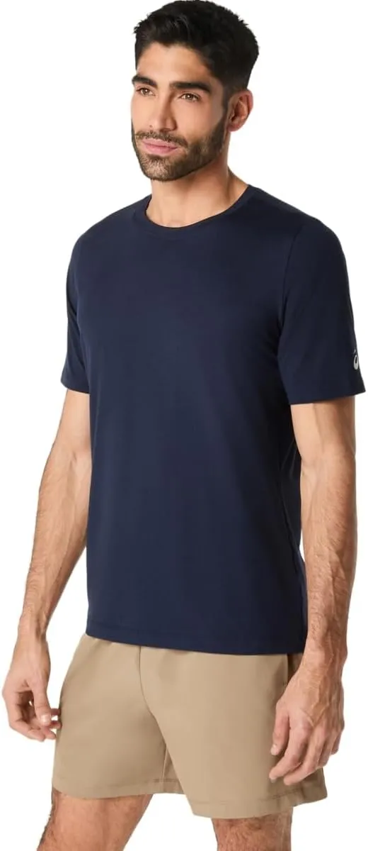 ASICS Men's Short Sleeve Heather TECH TOP Running Apparel