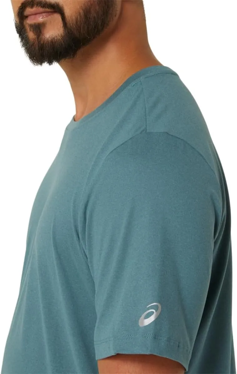 ASICS Men's Short Sleeve Heather TECH TOP Running Apparel