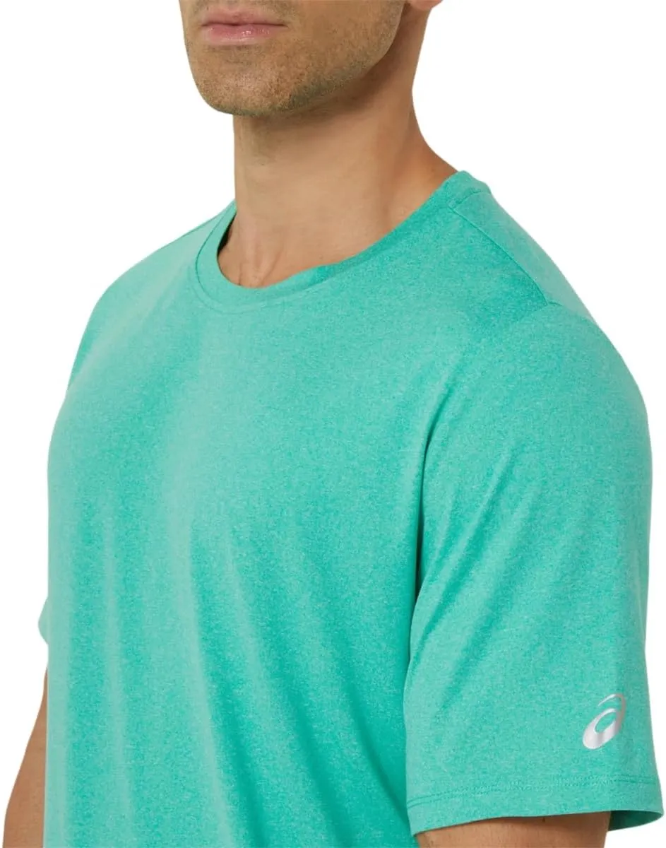 ASICS Men's Short Sleeve Heather TECH TOP Running Apparel