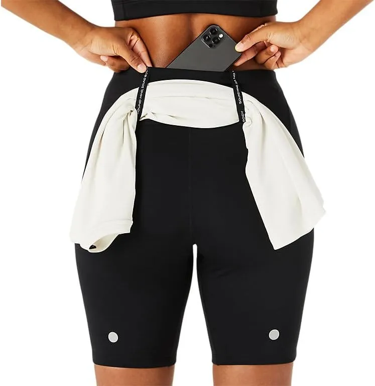 ASICS Women's Road HIGH Waist 8IN Sprinter Running Apparel