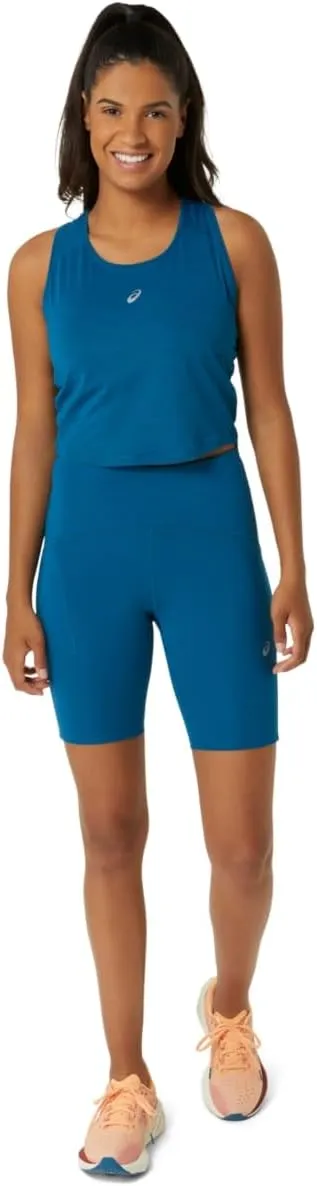 ASICS Women's Road HIGH Waist 8IN Sprinter Running Apparel