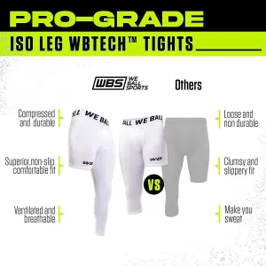 Athletic Compression Tights | Men's Single Leg Sports Tights | One Leg Compression Base Layer Leggings for Men