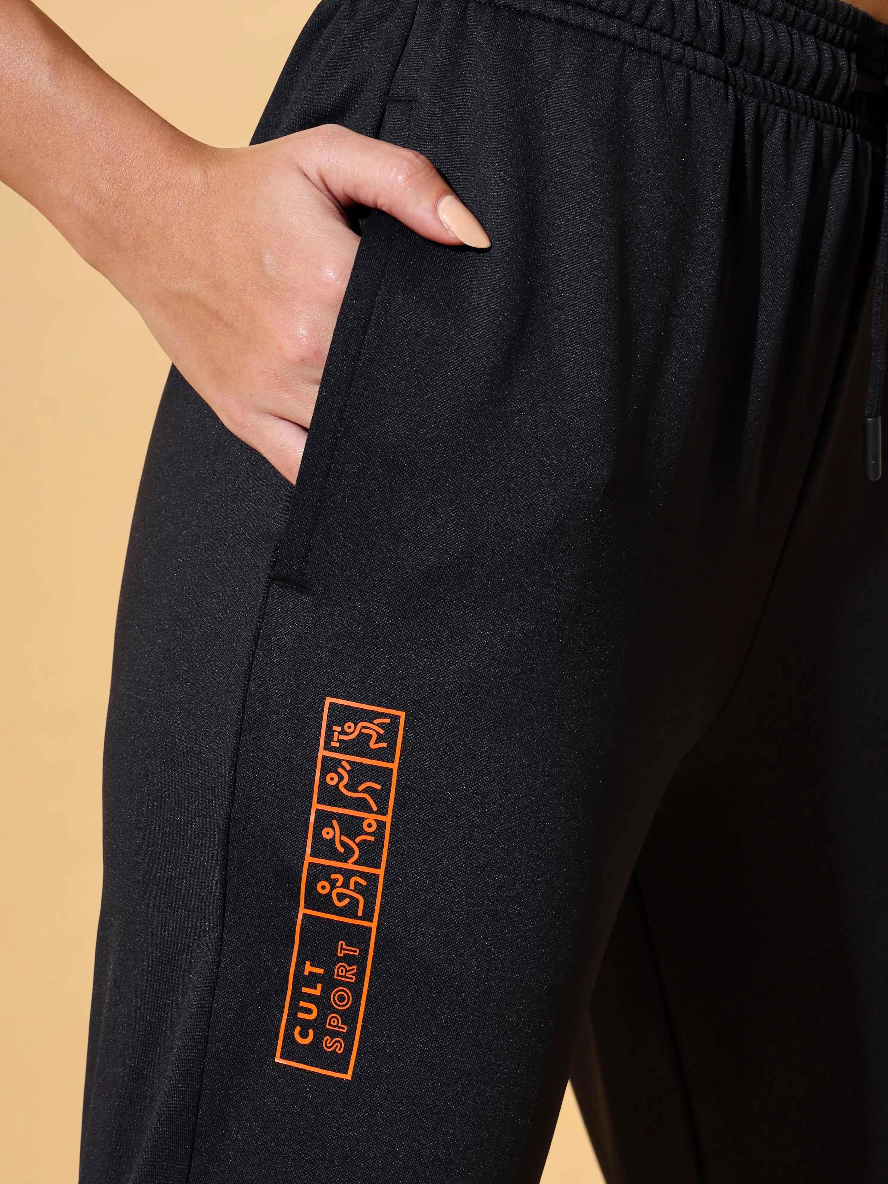 Athletic Jogger with Side Placement Print
