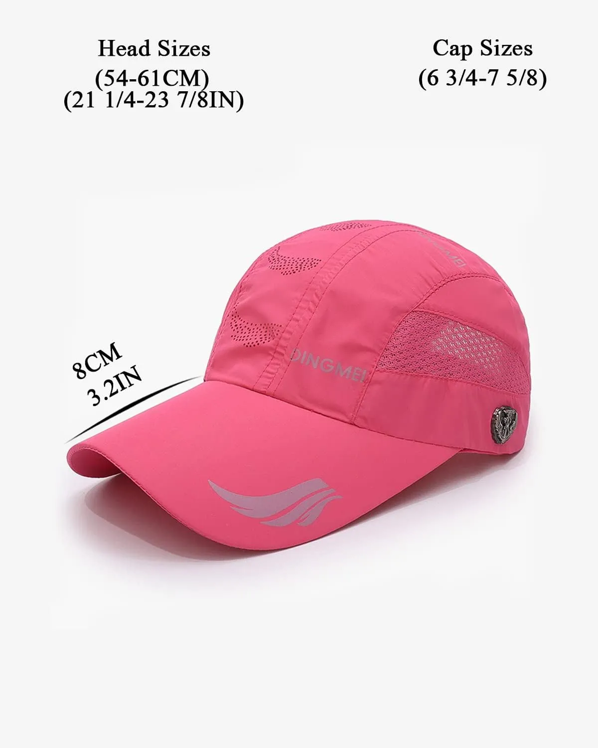 Baseball Cap Quick Dry Mesh, Unisex Quick Drying Baseball Cap Sun Hats Mesh Lightweight
