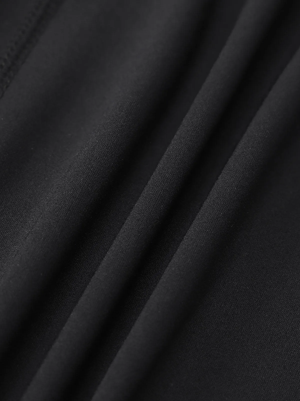Black Contrast X Cross Yoga Jumpsuit 25”