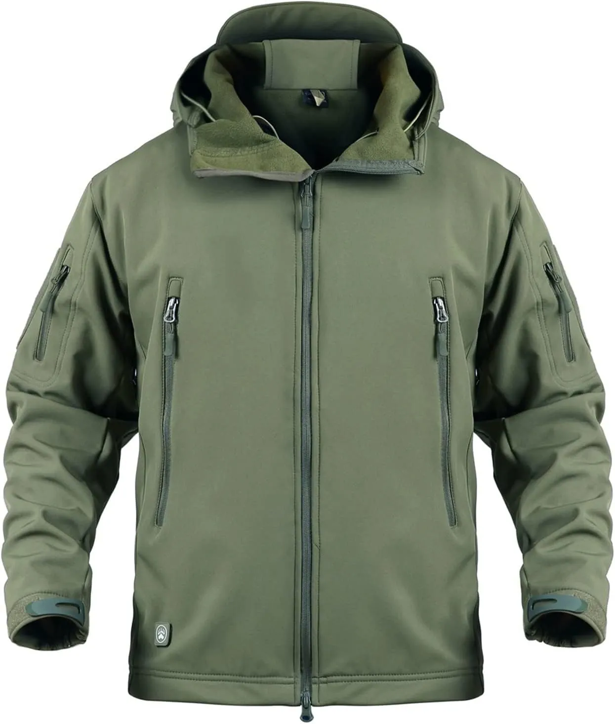 Blyo Waterproof Thermal Jacket, Men's Mountain Winter Coat Warm Fleece Ski Snow Jacket Waterproof Raincoat with Hood