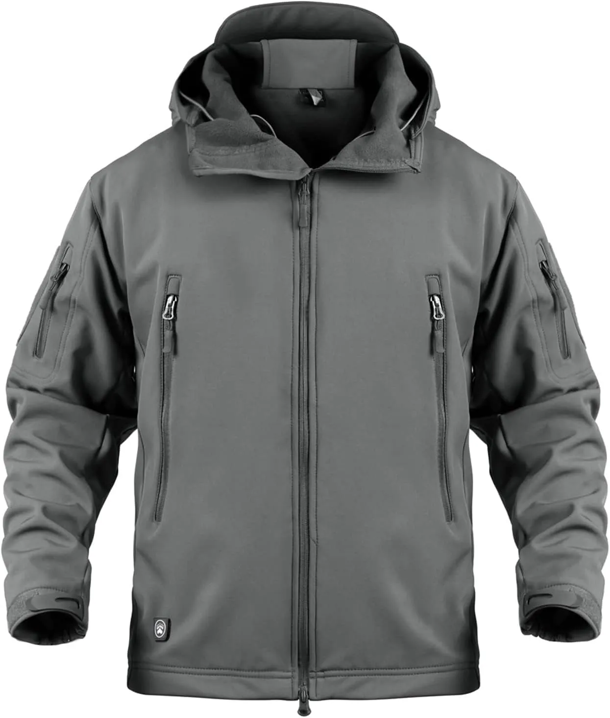 Blyo Waterproof Thermal Jacket, Men's Mountain Winter Coat Warm Fleece Ski Snow Jacket Waterproof Raincoat with Hood