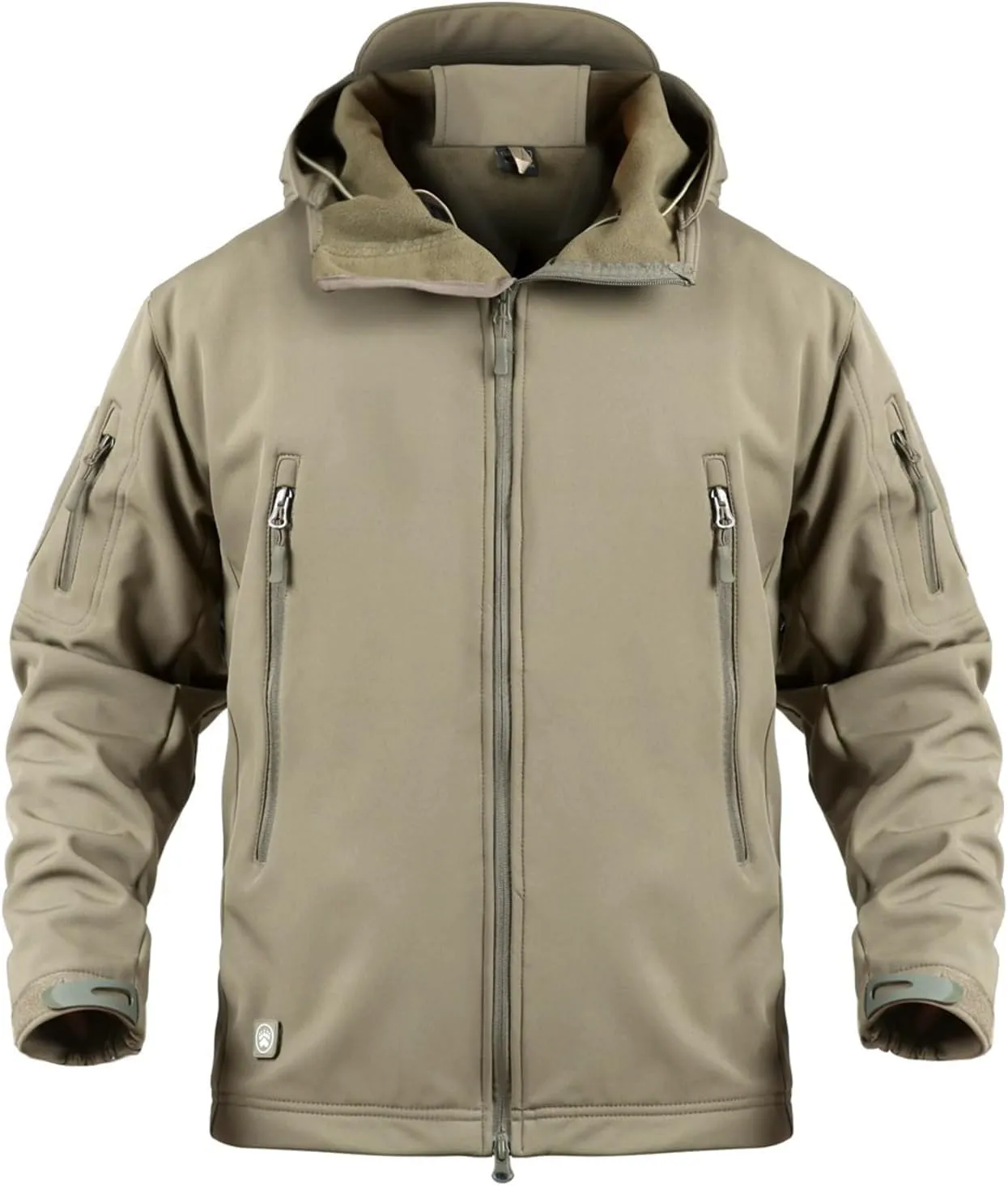 Blyo Waterproof Thermal Jacket Men's Tactical Jacket, Waterproof Thermal Jacket, Military Tactical Rain Jackets (Khaki,XS)