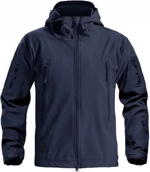 Blyo Waterproof Thermal Jacket Men's Tactical Jacket, Waterproof Thermal Jacket, Military Tactical Rain Jackets (Navy,XL)