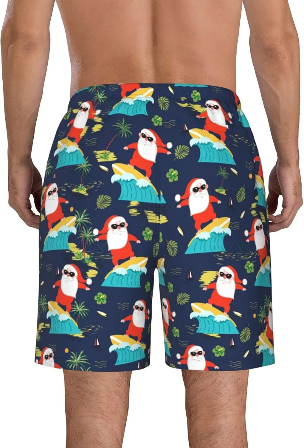 Board Shorts Mens Swim Trunks Swimwear Quick Dry Beach Swimsuits