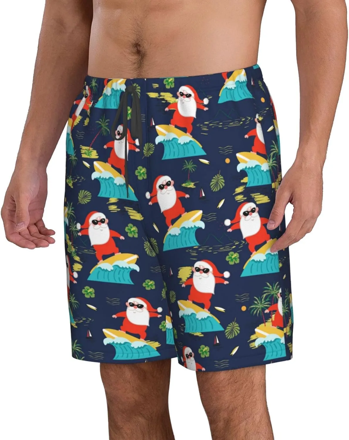 Board Shorts Mens Swim Trunks Swimwear Quick Dry Beach Swimsuits