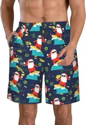 Board Shorts Mens Swim Trunks Swimwear Quick Dry Beach Swimsuits