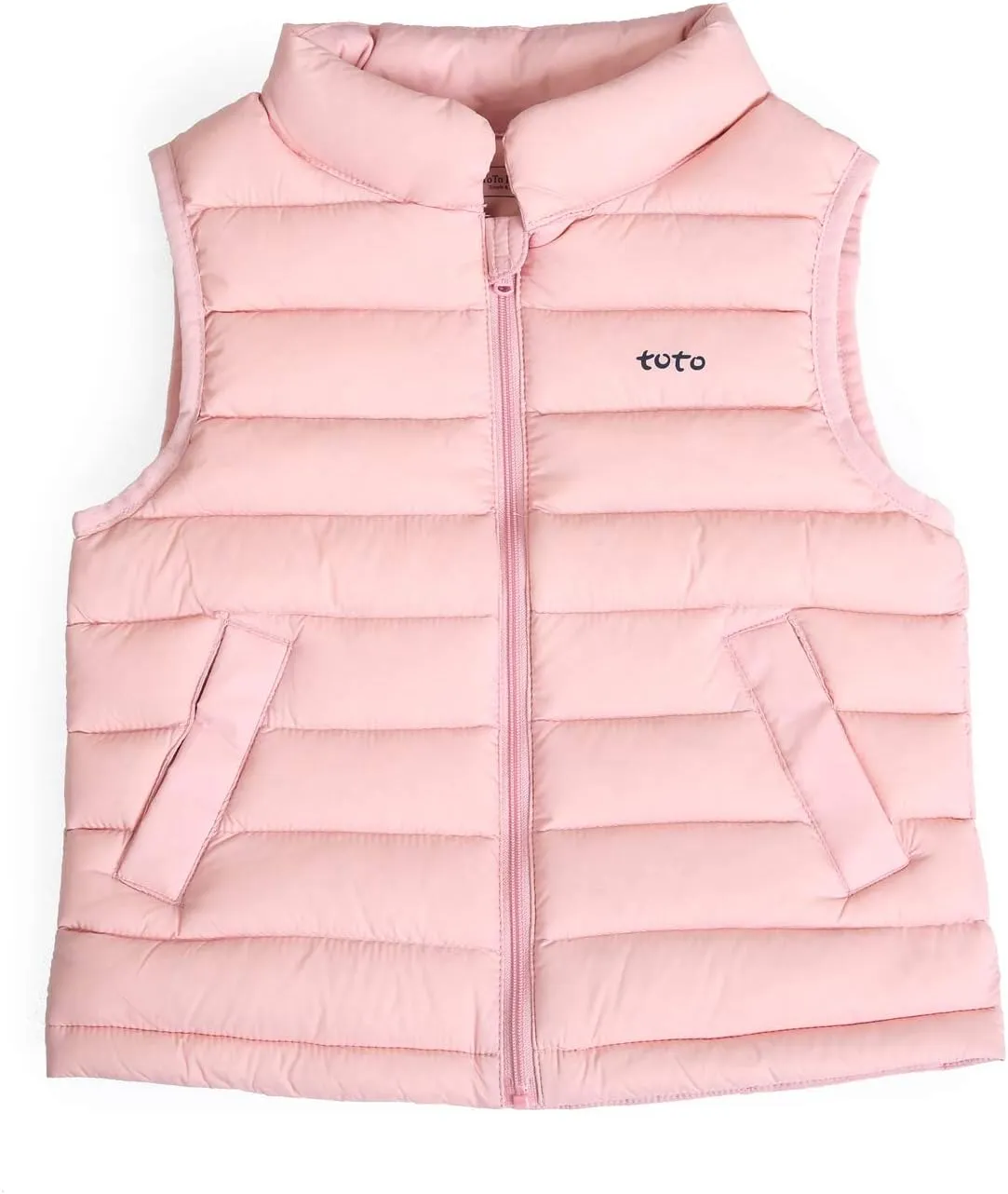 Boys Girls Lightweight Puffer Down Vest, Kids Lightweight Sleeveless Jacket