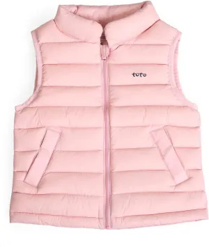 Boys Girls Lightweight Puffer Down Vest, Kids Lightweight Sleeveless Jacket