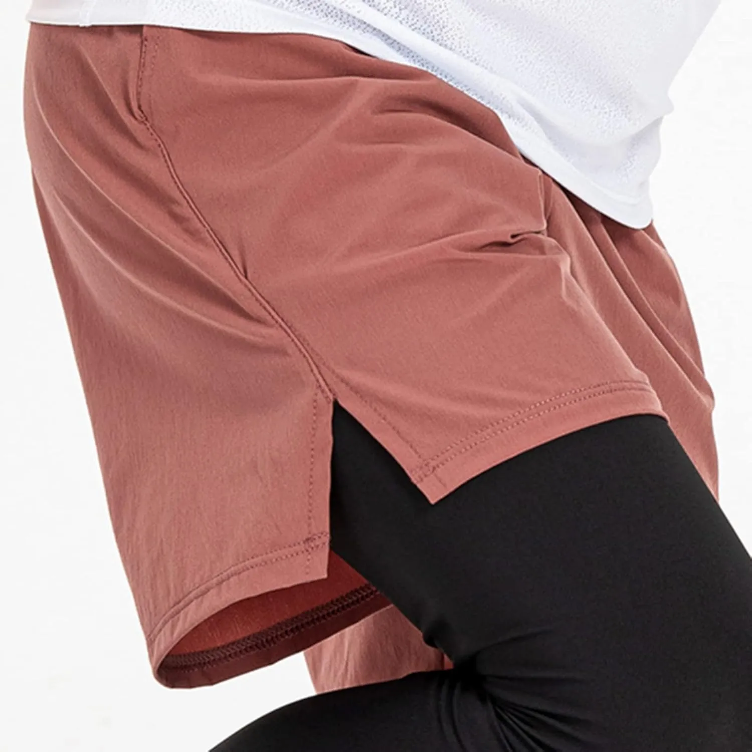 Boy's Running Training 2 in 1 Compression Tights Pants Workout Shorts Compression Leggings for Kids Youth