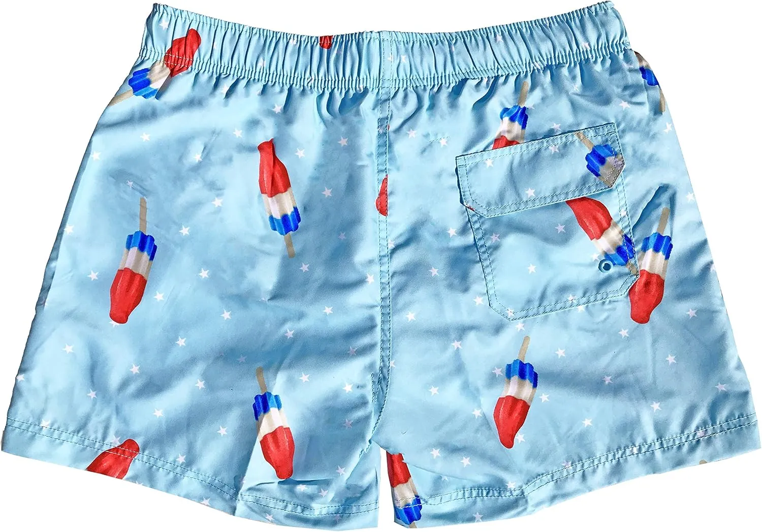 Boys Swim Trunks Quick Dry Elastic Waist Drawstring