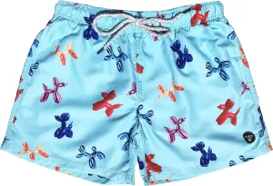 Boys Swim Trunks Quick Dry Elastic Waist Drawstring