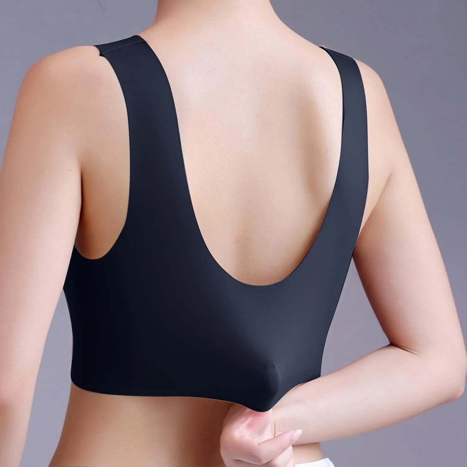 Bra for Women Thin High Plus Size Support Gathering Camisole Bras Push Up Full Coverage Wireless Breathable Comfy Bralettes