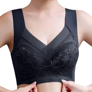 Bra for Women Thin High Plus Size Support Gathering Camisole Bras Push Up Full Coverage Wireless Breathable Comfy Bralettes