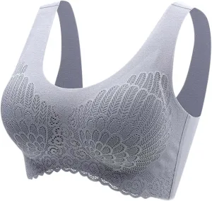Bras for Women Lace Full Coverage 2025 Gathering Bras Seamless High Support Breathable Comfortable Wirefree Bralettes