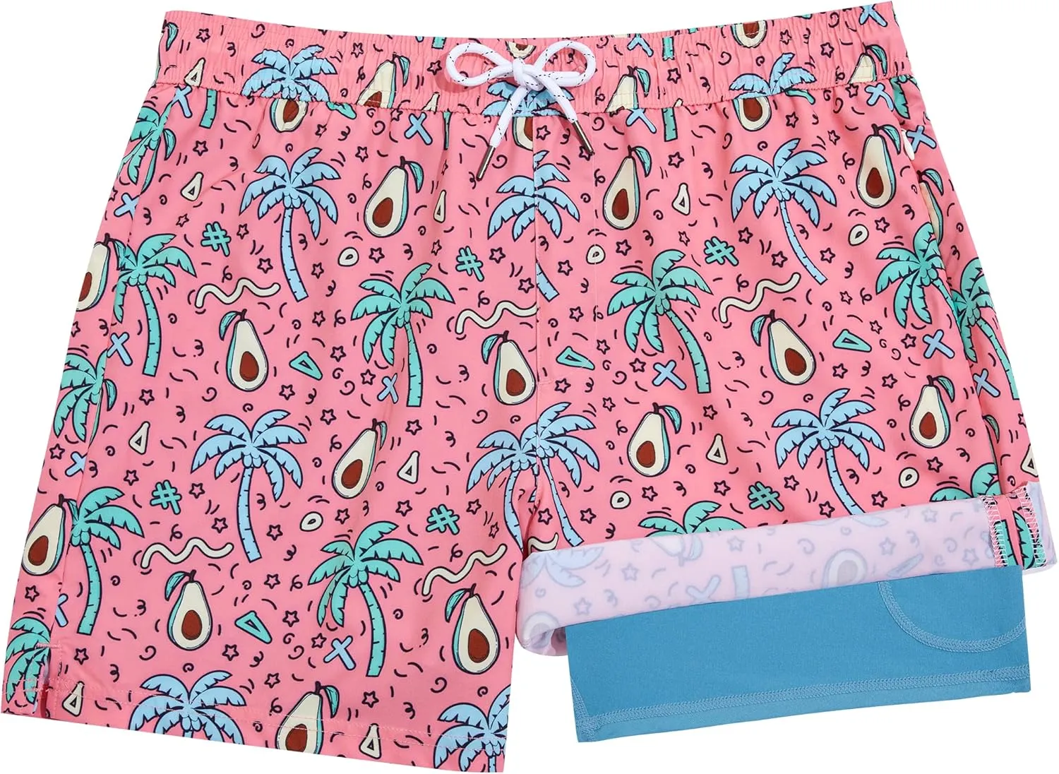 BRISIRA Boys Swim Trunks Bathing Suit Compression Boxer Brief Liner Swim Shorts Swimsuit Anti-Chafe Toddler Kids Youth Teen