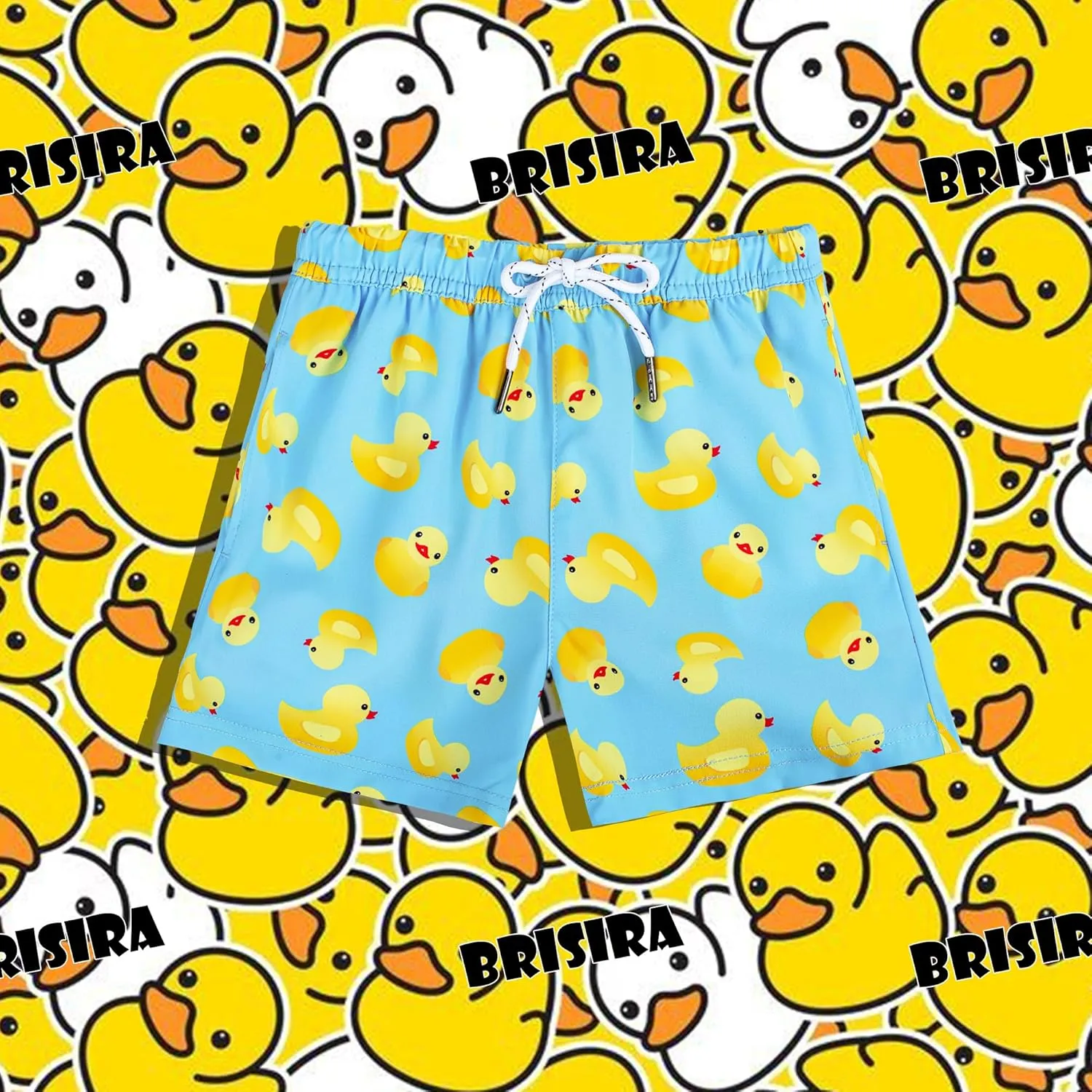 BRISIRA Boys Swim Trunks Bathing Suit Compression Liner Quick Dry Anti-Chafe Swimsuit Swim Shorts Toddler Kids Youth Teen