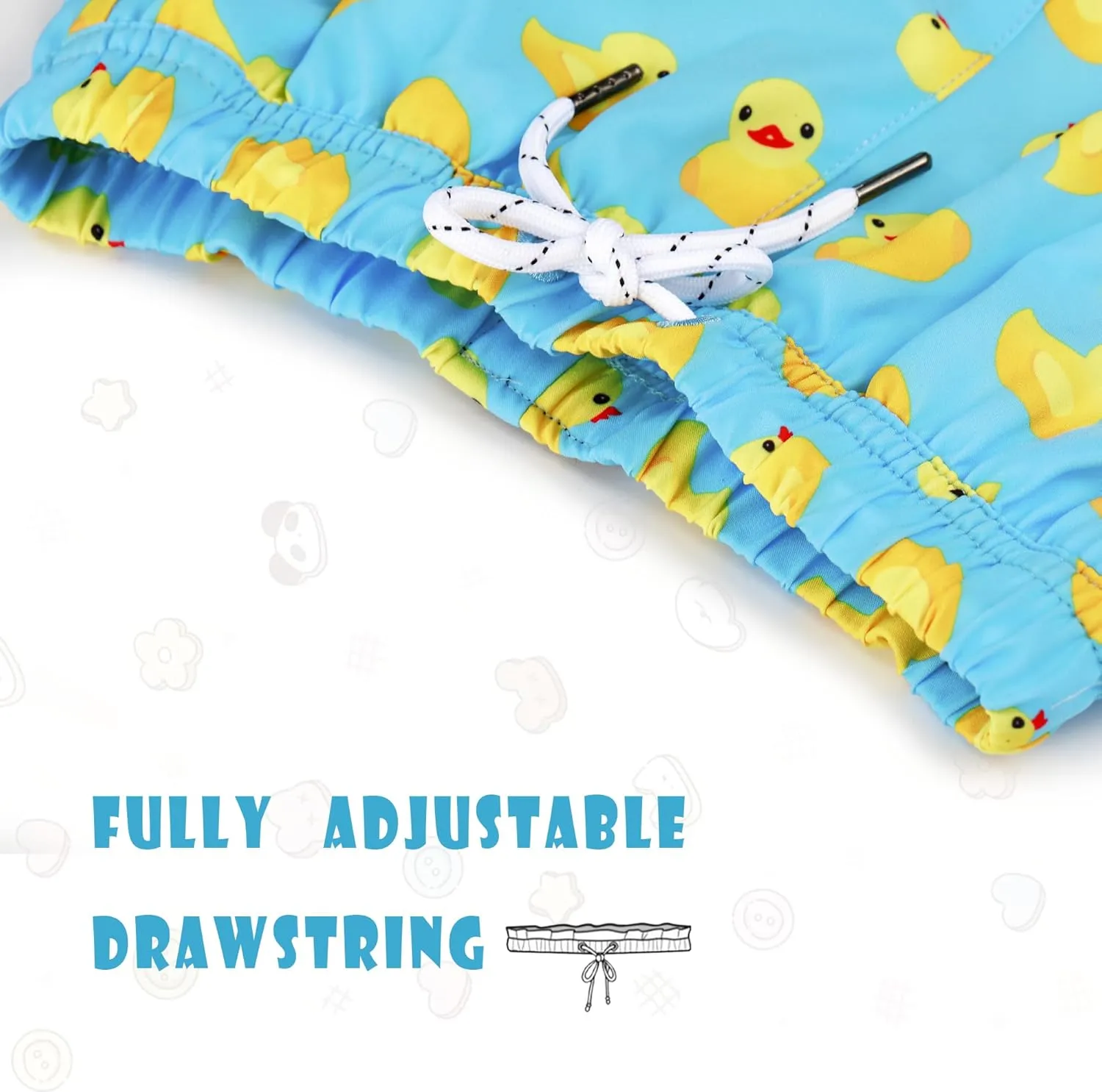 BRISIRA Boys Swim Trunks Bathing Suit Compression Liner Quick Dry Anti-Chafe Swimsuit Swim Shorts Toddler Kids Youth Teen