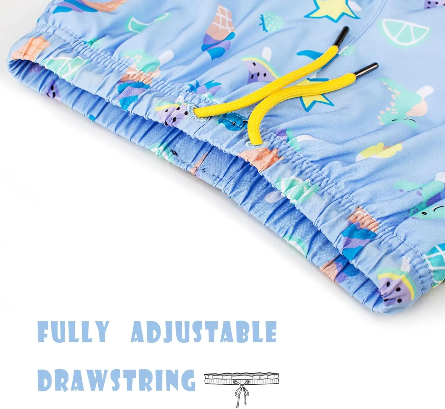 BRISIRA Boys Swim Trunks Bathing Suit Compression Liner Swimsuit Anti-Chafe Swim Shorts Toddler Kids Youth Teen Quick Dry