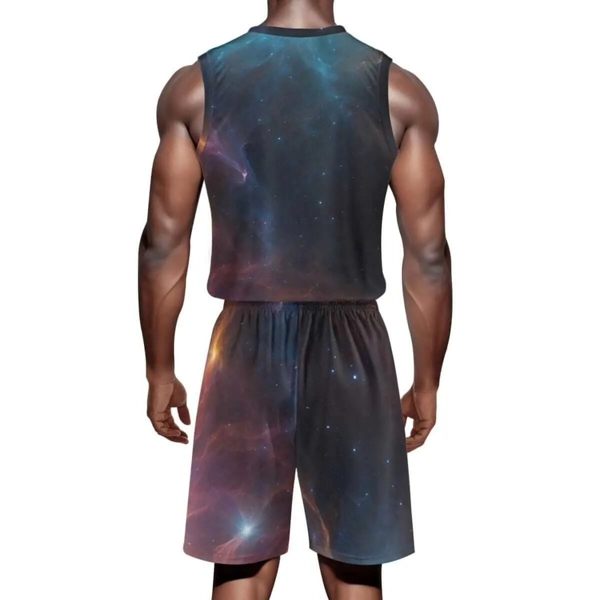 Celestial Basketball Jersey-shorts Set