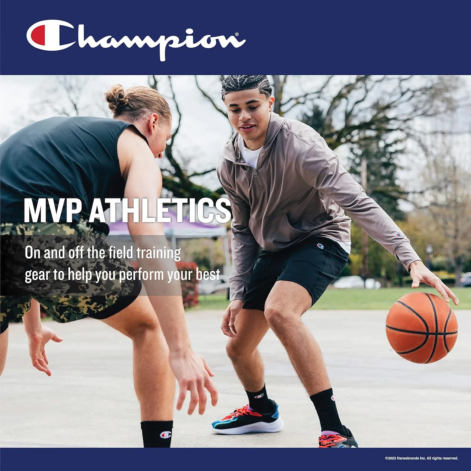 Champion Men's MVP 7" Sport Short - No Liner, C Logo (Retired Colors)
