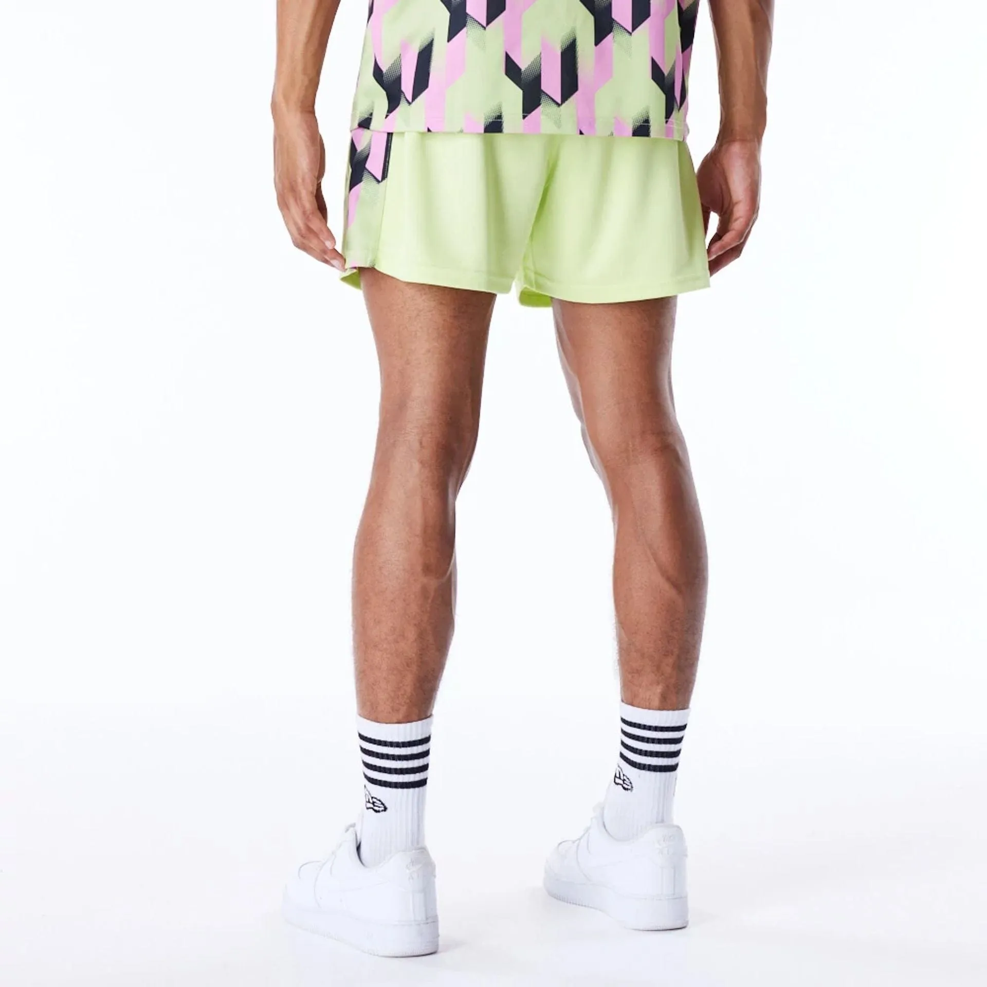 Chicago Bulls NBA Soccer Pastel Green Short Shorts