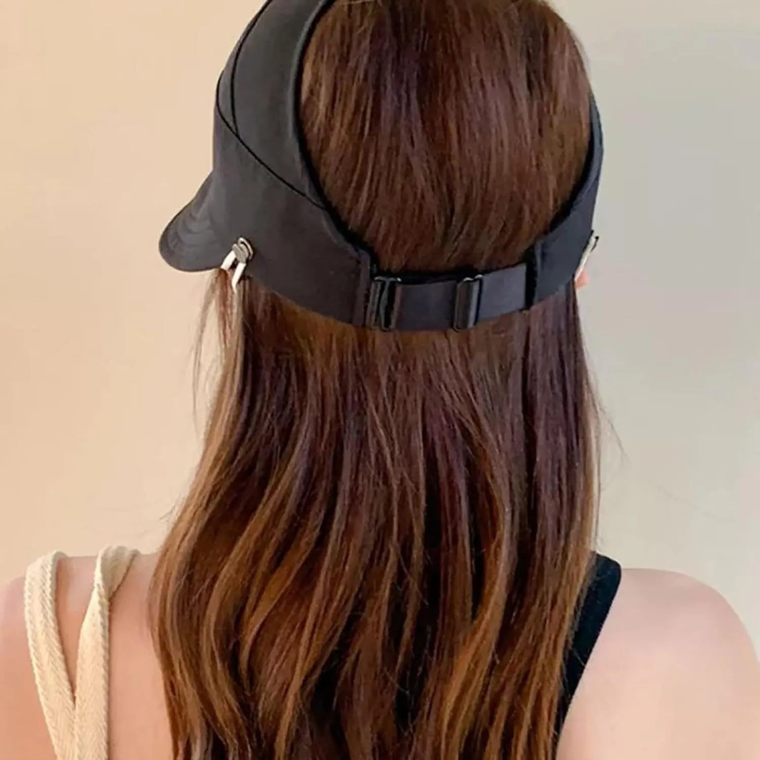 Classupery Outdoor UV Protection Hollowed Top Sun Hat, Classupery Women's Wide Brim Breathable Hollowed Top Summer Sun Hat